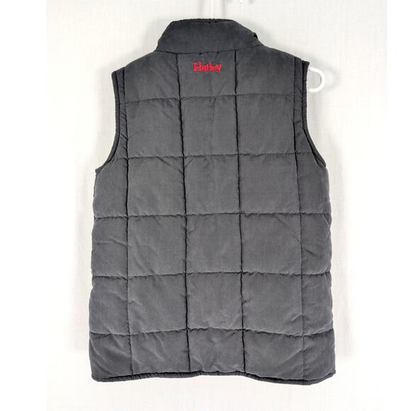 Hatley Boys Puffer Vest Sherpa Lined Gray and Cream Size 6 - Picture 2 of 5